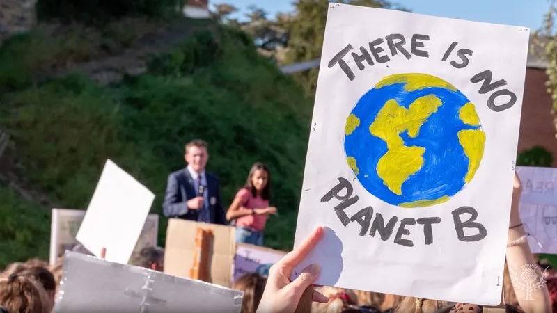 Urban flooding caused by extreme weather and climate change.