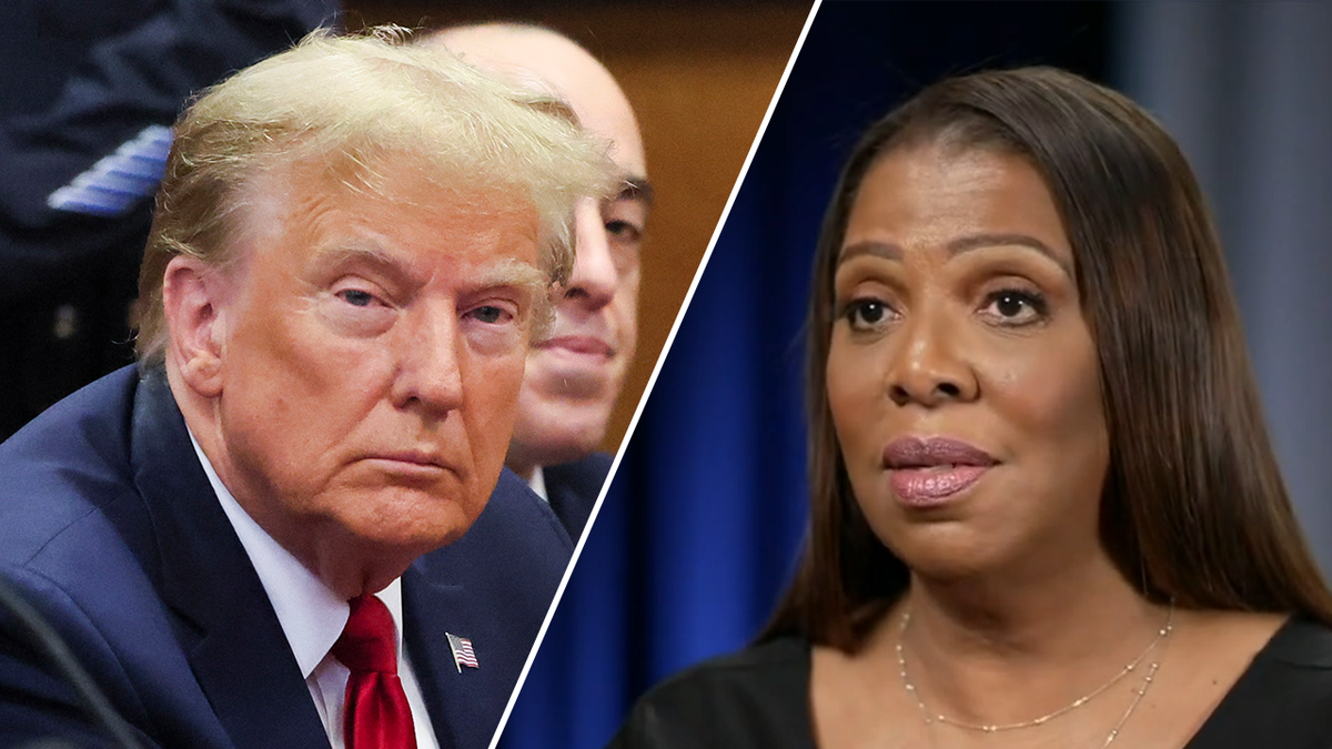 Courtroom sketch of NY AG Letitia James facing indictment charges from Trump administration, gavel and documents on table, October 2025.