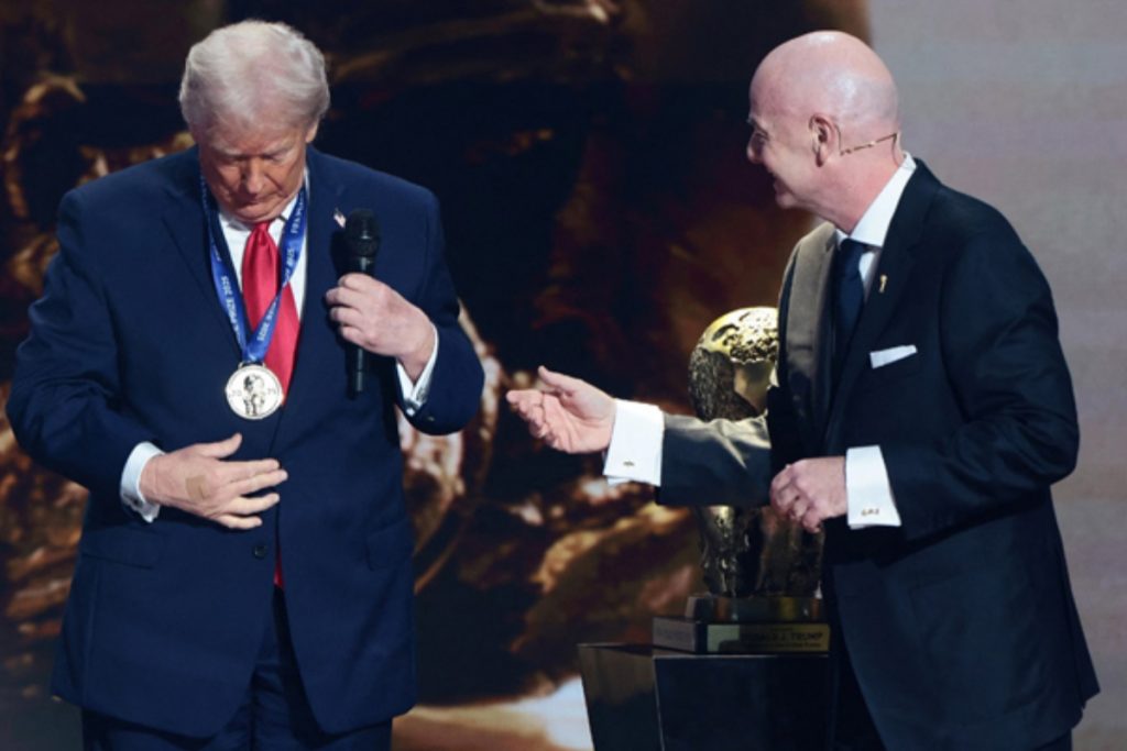 FIFA honours Trump
