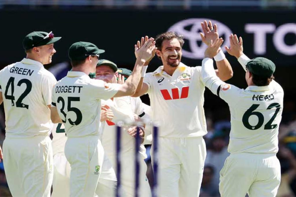 England bowled