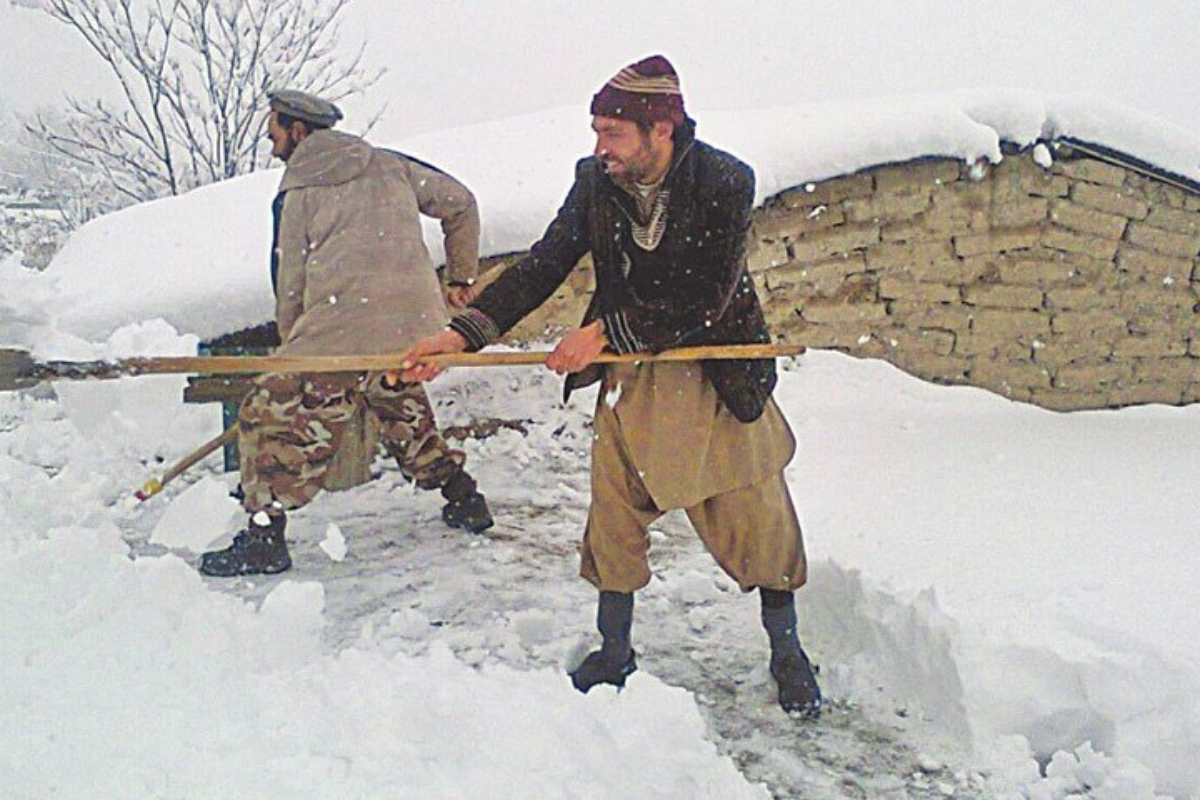Avalanche in Chitral