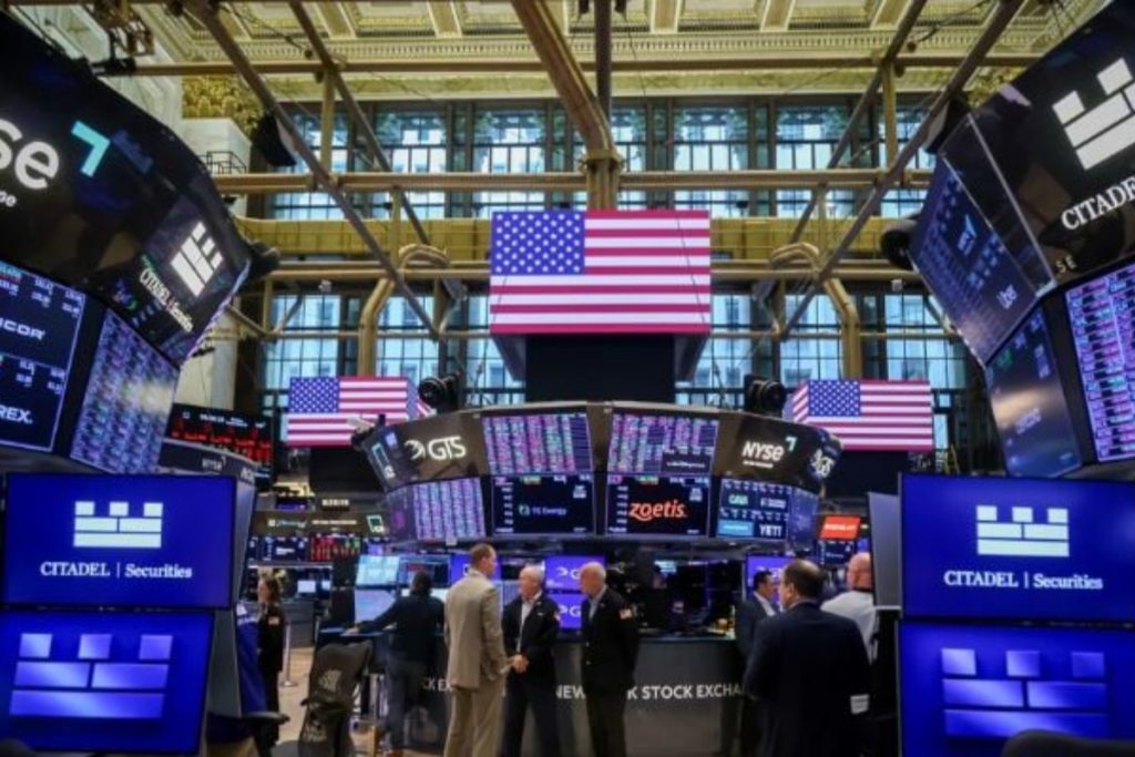Stocks surge