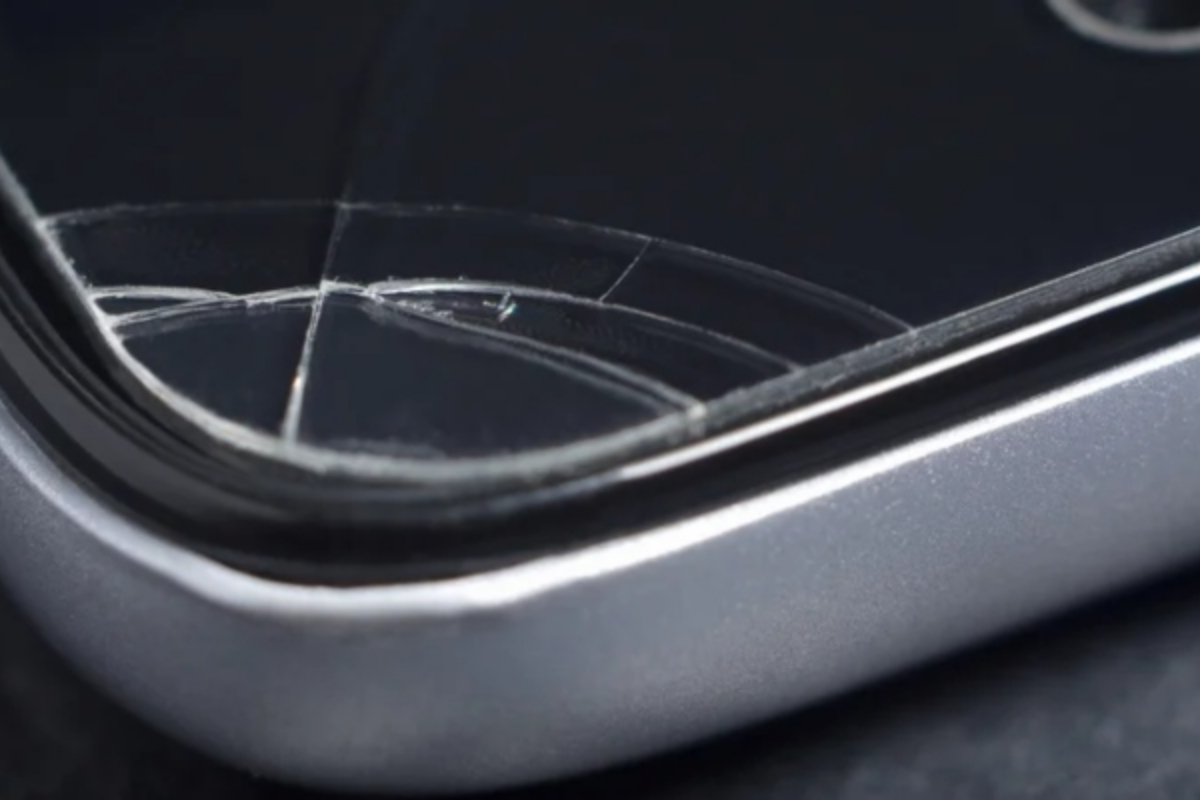 Damaged screen